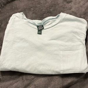 Light Teal Wild Fable Cropped Tee